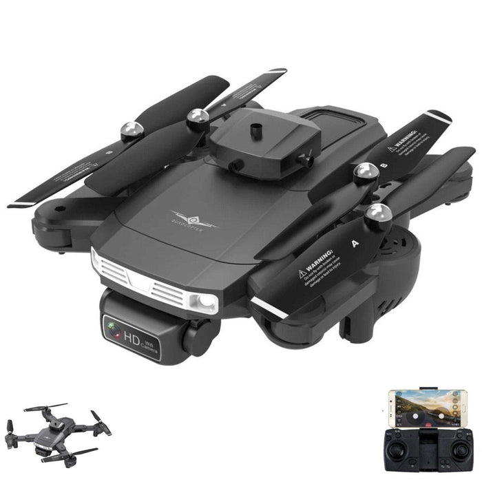 TUTT KF617 Mini Drone 4K Dual Camera Drone Infrared Obstacle Avoidance Optical Flow Foldable Quadcopter Height Hold Follow, Orbit, Waypoint Modes 2* Batteries - TUTT