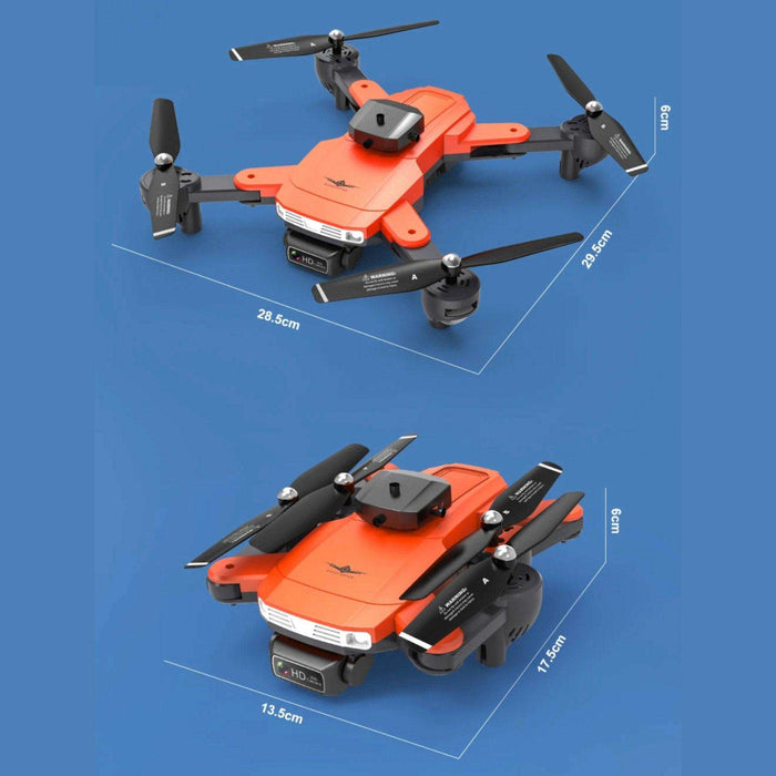 TUTT KF617 Mini Drone 4K Dual Camera Drone Infrared Obstacle Avoidance Optical Flow Foldable Quadcopter Height Hold Follow, Orbit, Waypoint Modes 2* Batteries - TUTT