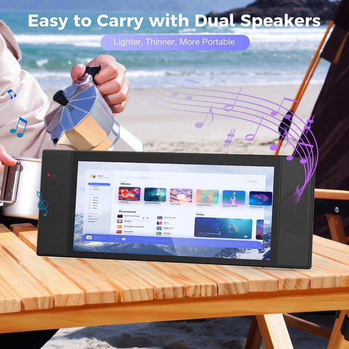 TUTT L1 Portable Laptop Cellphone Monitor Extender 12.3" IPS FHD High Brightness Gaming Touchscreen Dual Speakers Touch Screen Extension for Windows Mac PC Laptop Phone PS5/Switch - TUTT