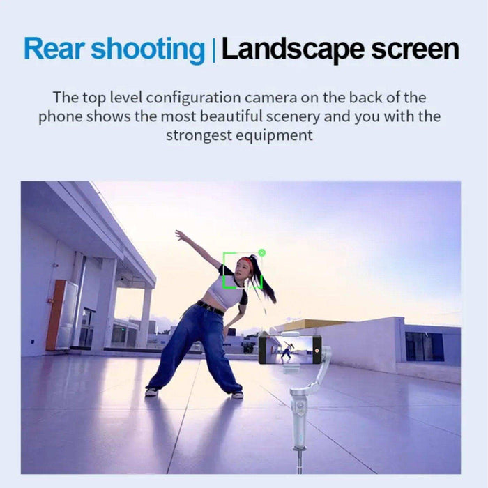 TUTT L7C Pro + AI Module | 3 Axis Smartphone Selfie Stick Phone Gimbal Stabilizer | Auto Face Tracking - TUTT