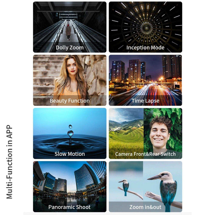 TUTT L7C Pro + AI Module | 3 Axis Smartphone Selfie Stick Phone Gimbal Stabilizer | Auto Face Tracking - TUTT
