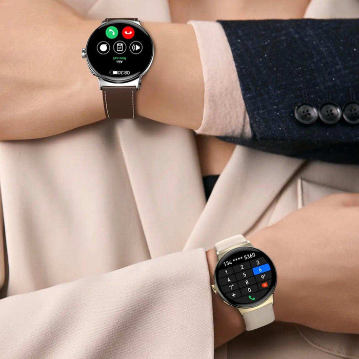 TUTT LA9 AMOLED Women Pocket Smart Watch 1.43 inch With Quick-detach Straps Sport Fitness 2 in 1 Smartwatch Black - TUTT