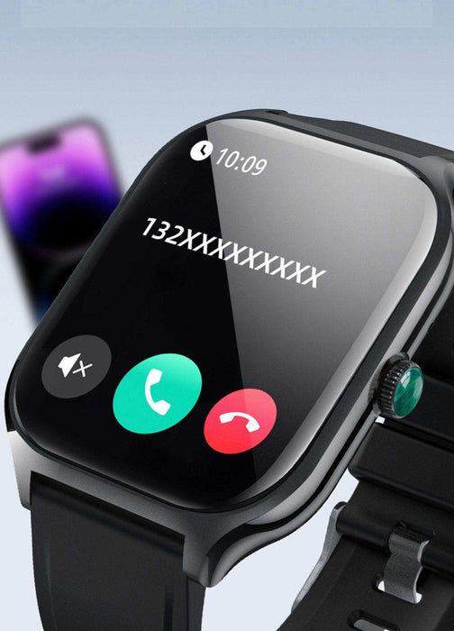 TUTT Smartwatch for Men and Women, 2.01” Dial, Waterproof, Bluetooth Calling, Blood Oxygen & Heart Rate Monitor LX7 - TUTT