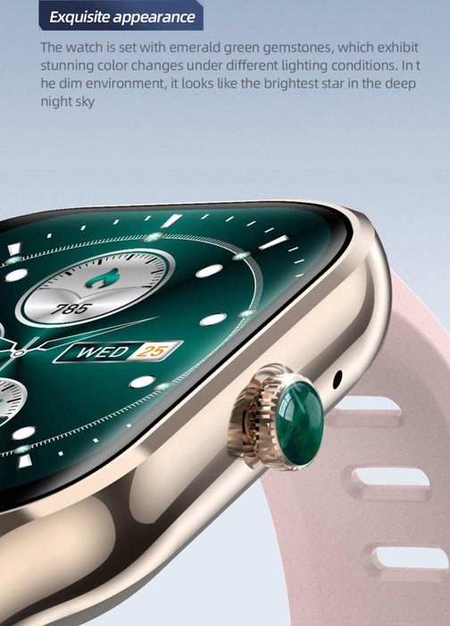 TUTT Smartwatch for Men and Women, 2.01” Dial, Waterproof, Bluetooth Calling, Blood Oxygen & Heart Rate Monitor LX7 - TUTT