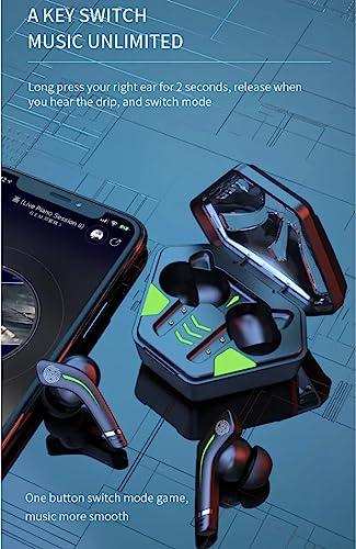 TUTT MD168 TWS Gaming Headset 5.1 65ms Low Latency Wireless Earphone Bass Sports Headphones Gamer Earbuds - TUTT