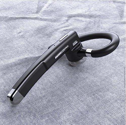 TUTT Professional Wireless Single Stereo Headset with Microphone | Handsfree Noise Cancelling Single Headset with Microphone for Trucker Business Travel Driving - TUTT