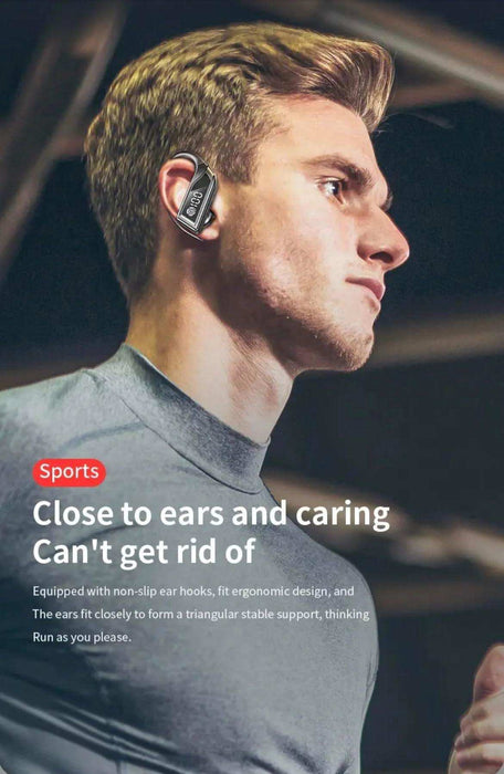 TUTT Q8 TWS Earphone Led Display Wireless Stereo Earbuds Sport Waterproof Headphones Headsets with Microphone | Business | Sport - TUTT