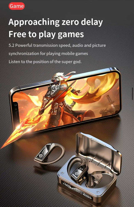 TUTT Q8 TWS Earphone Led Display Wireless Stereo Earbuds Sport Waterproof Headphones Headsets with Microphone | Business | Sport - TUTT