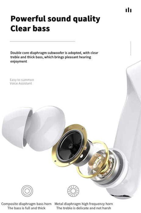 TUTT Right Ear Hook with Microphone BT 5.1+EDR Handsfree Earphones Single Ear Hook HD Call Business | Driving | 15 Hrs Call and Music | iOS Android - TUTT