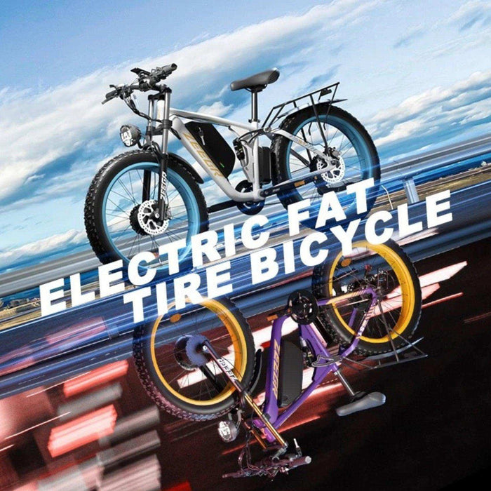 TUTT S1-BOOM Electric Bike 48V 2000W 48V 22.4Ah 35MPH 26" Dual Suspension Hydraulic Disc Brake 7 Speed E Bike Bicycle Mountain Ebike - TUTT