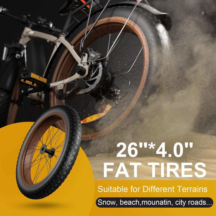TUTT S1-BOOM Electric Bike 48V 2000W 48V 22.4Ah 35MPH 26" Dual Suspension Hydraulic Disc Brake 7 Speed E Bike Bicycle Mountain Ebike - TUTT
