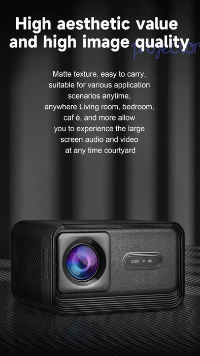 TUTT S24 Ultra Smart Home Theatre Cinematic Projector Auto Focus Keystone & APPs 4K | Android TV WiFi and Bluetooth, Netflix/YouTube Built-in Apps - TUTT