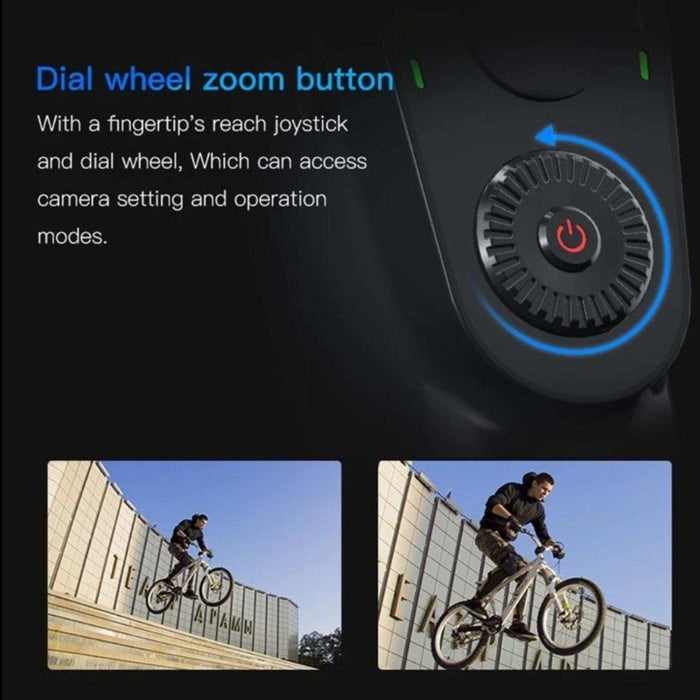 TUTT S5B (Upgraded) 3 Axis Gimbal Stabilizer Automatic Wireless Tripod Selfie Stick with 360° rotation handheld selfies for Smartphone Anti Shake Face Tracking Foldable Video Photo - TUTT