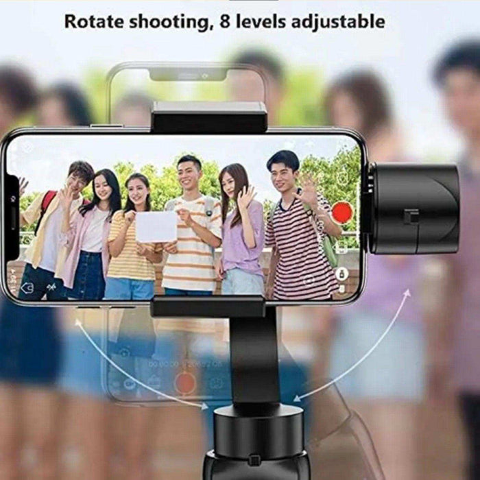 TUTT S5B (Upgraded) 3 Axis Gimbal Stabilizer Automatic Wireless Tripod Selfie Stick with 360° rotation handheld selfies for Smartphone Anti Shake Face Tracking Foldable Video Photo - TUTT