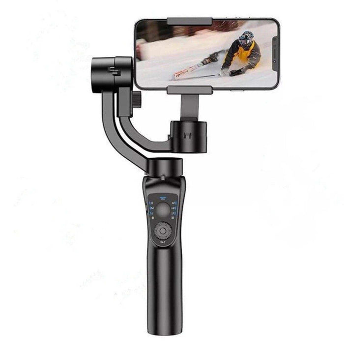 TUTT S5B (Upgraded) 3 Axis Gimbal Stabilizer Automatic Wireless Tripod Selfie Stick with 360° rotation handheld selfies for Smartphone Anti Shake Face Tracking Foldable Video Photo - TUTT