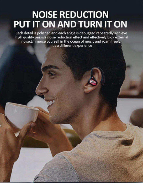 TUTT S730 Wireless Earbuds Bluetooth V5.0 Earbuds Built-in Mic Bluetooth Headphones in-Ear Stereo Wireless Earphones with Charging Case Waterproof Headset Ear Buds for Sport Running Business - TUTT