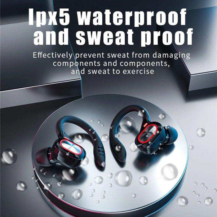 TUTT S730 Wireless Earbuds Bluetooth V5.0 Earbuds Built-in Mic Bluetooth Headphones in-Ear Stereo Wireless Earphones with Charging Case Waterproof Headset Ear Buds for Sport Running Business - TUTT