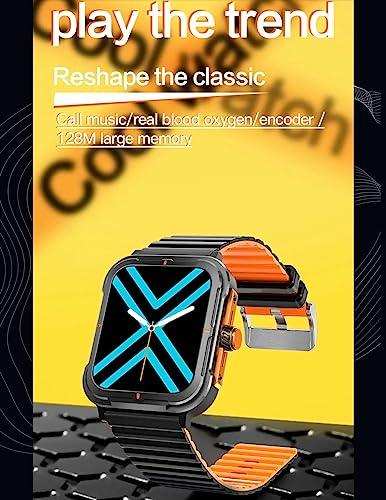 TUTT S8 Men Women Activity Fitness Tracker Pedometer SmartWatch NFC 1.9" HD Screen | AI Voice | IP67 Waterproof | Health and Sleep Monitoring | 128 Memory | Prestigious Gift Montre Intelligente - TUTT