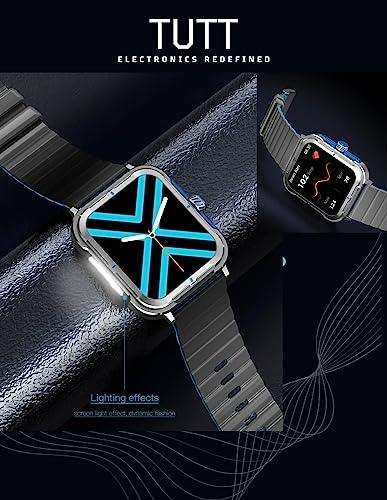 TUTT S8 Men Women Activity Fitness Tracker Pedometer SmartWatch NFC 1.9" HD Screen | AI Voice | IP67 Waterproof | Health and Sleep Monitoring | 128 Memory | Prestigious Gift Montre Intelligente - TUTT