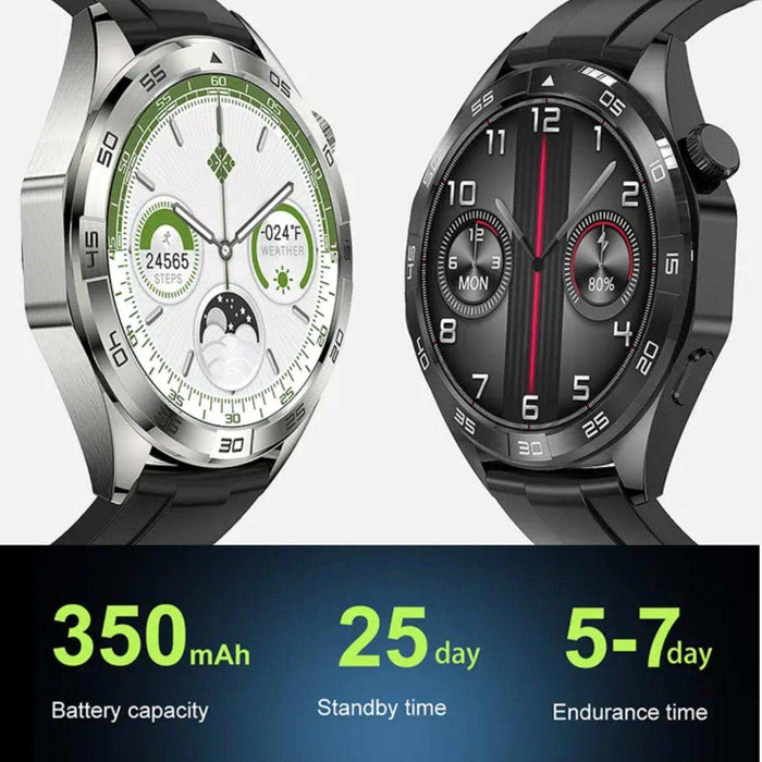 TUTT X105 Metal Case Men Smart Watch | 1.55'' Large HD Screen IP67 Tactical SmartWatch with BT Call Pedometer Sport Modes - TUTT