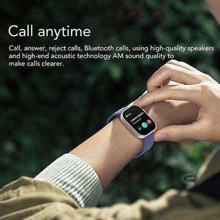 TUTT ZL8 Women Men 1.83" Fashion Smartwatch BT Calling Pedometer IP67 Waterproof Heart Rate Sleep Monitoring Multi Sport Activity Tracking Notification (Rubber & Steel Straps) - TUTT