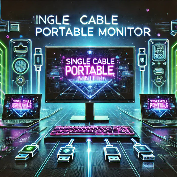 Single Cable Portable Monitors – USB-C & HDMI Displays for Laptops and MacBook