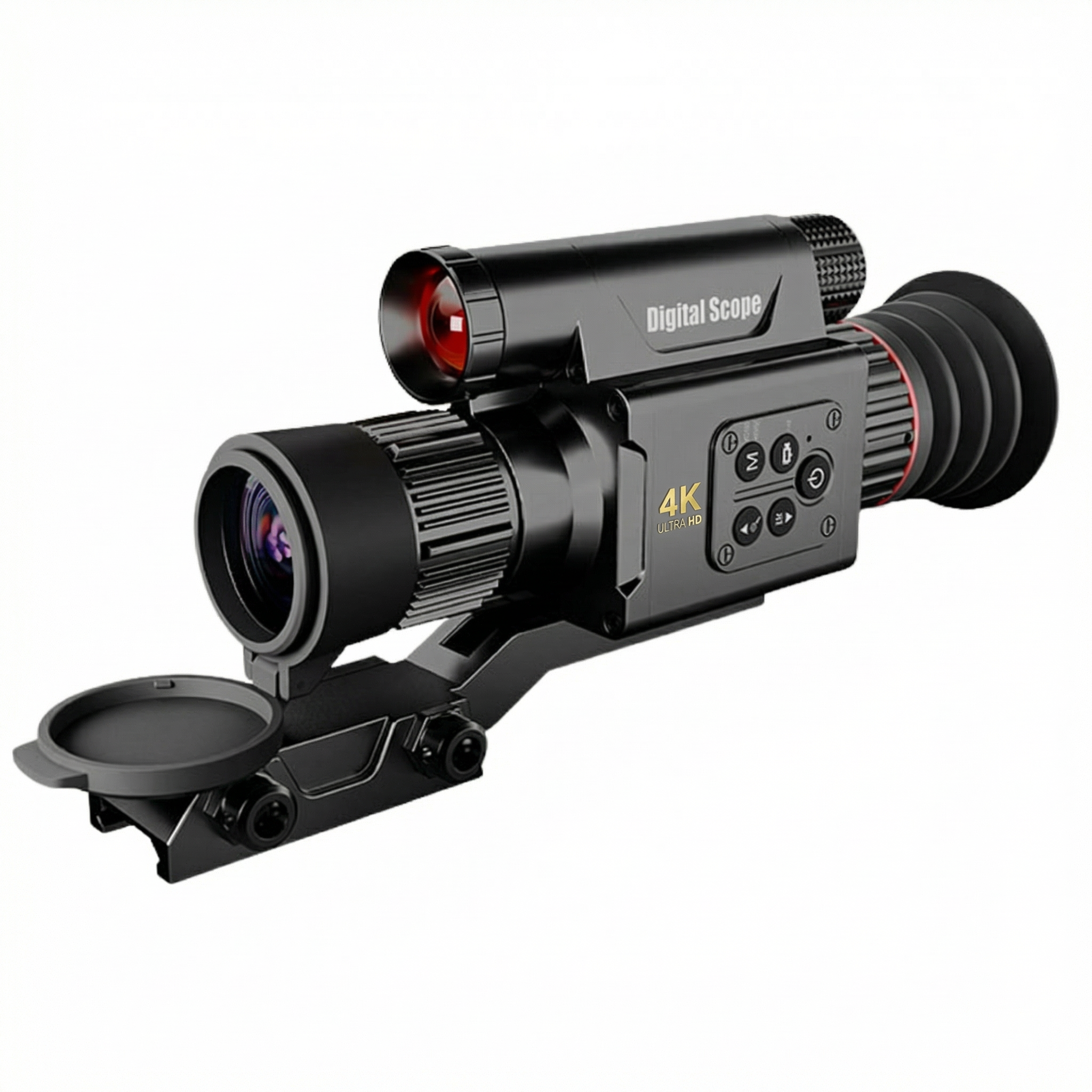 TUTT X7 Digital Night Vision Scope, 5-20X Magnification, 4K Video Recording, IP56 Waterproof, Built-in Electronic Stabilization