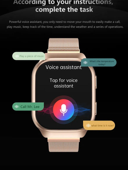 TUTT AMOLED Screen Smartwatch | Always-On Display | Health & Fitness Tracker | YOKO | IP68 Men & Women Smartwatch (Two Straps)