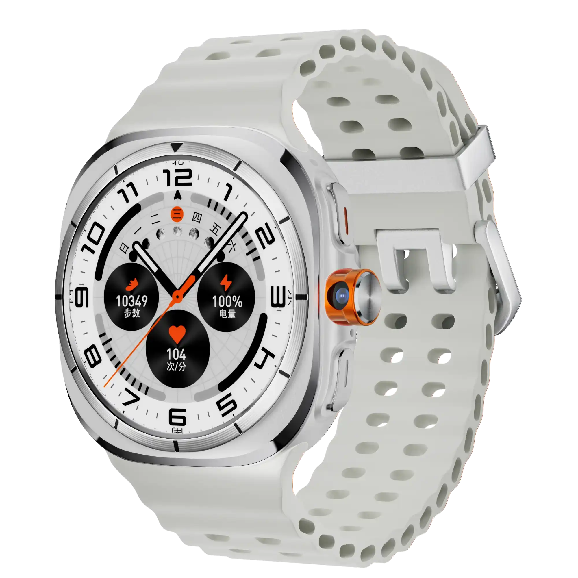 TUTT U8 Ultra 4G Android Smartwatch | AMOLED | GPS | Health & Connectivity Tools | 3GB+32GB | 180 Rotating Camera - TUTT