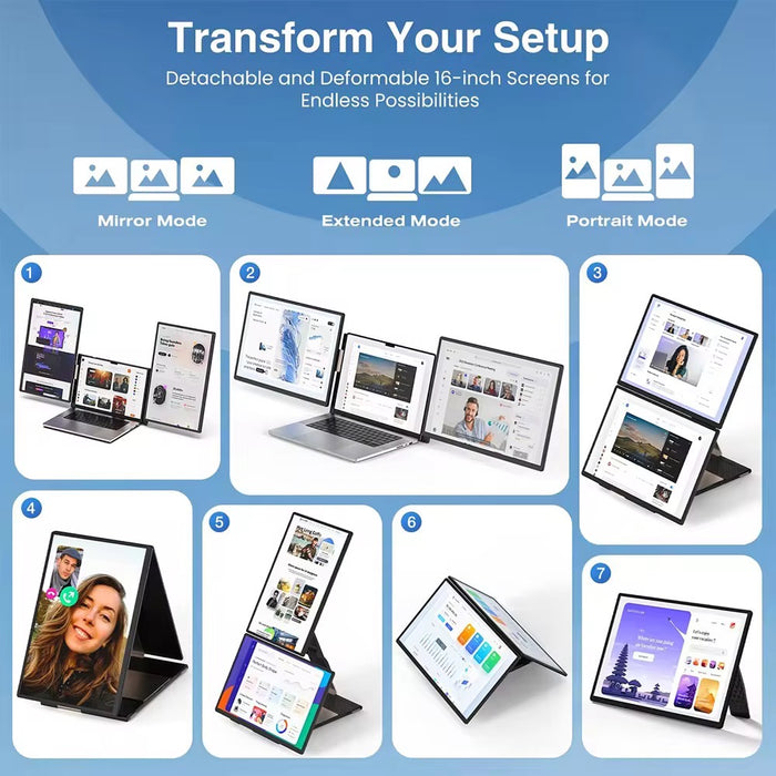 S7 PORTABLE MONITOR laptop screen extender TUTT