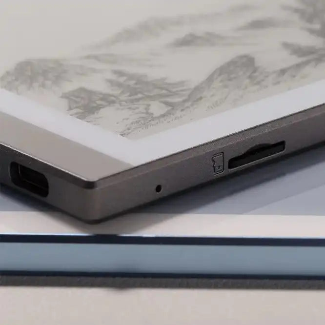 Liseuse TUTT | Écran tactile 5,76" | 32 Go + 128 Go (carte SD) | Étui de protection | Encre électronique | Ultra-légère et fine | E3 