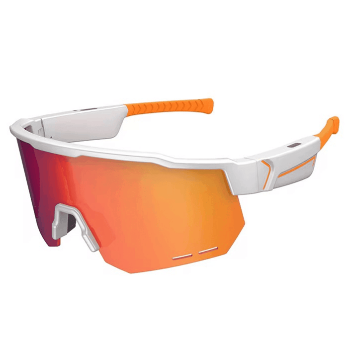 TUTT Bluetooth Smart Sunglasses For Cycling | AI Voice Assistance Call & Music | Dual Microphone | HD UV400 Protection | Anti Blue Ray | E18 + Blue-Ray Test Kit