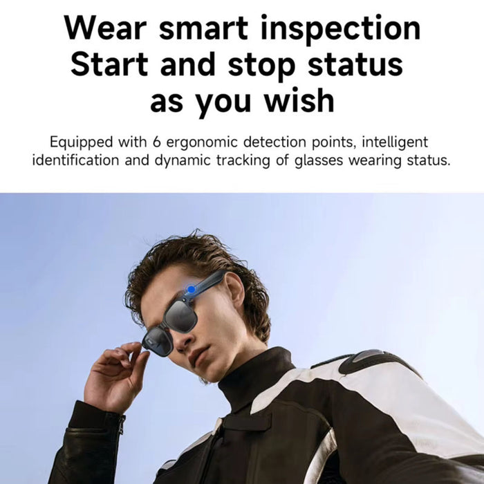 TUTT GS10 AI Smart Glasses | HD Camera + Voice Assistant + Real-Time Translation | Replaceable with Prescription Lenses