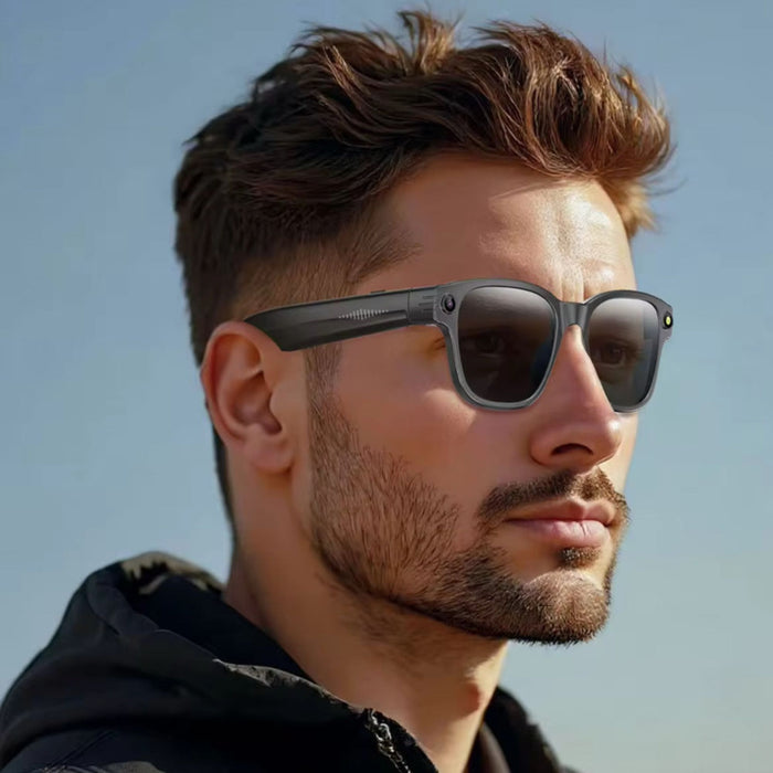 TUTT GS10 AI Smart Glasses | HD Camera + Voice Assistant + Real-Time Translation | Replaceable with Prescription Lenses