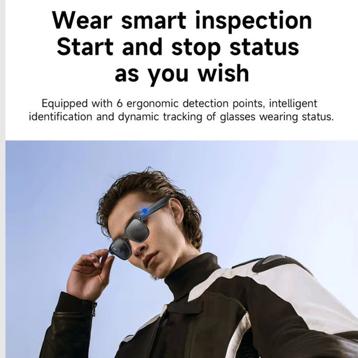 TUTT GS10 AI Smart Glasses | HD Camera + Voice Assistant + Real-Time Translation | Replaceable with Prescription Lenses