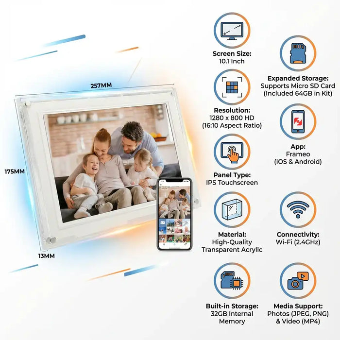 TUTT_10.1-Inch_Slim_Digital_Photo_Frame_Digital_Photo_Frame_WiFi_IPS_Touchscreen_32GB_Built-In_Storage_Frameo_App_16