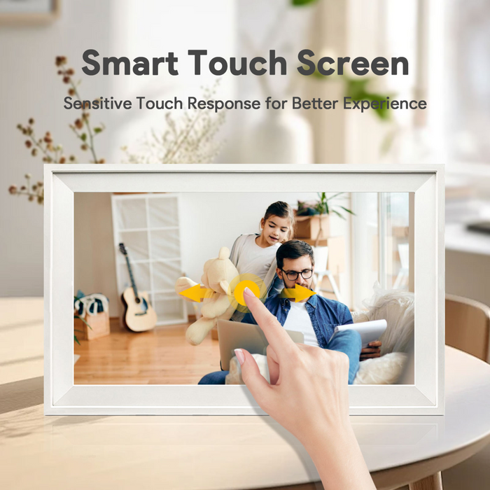 TUTT 15.6” Smart Digital Calendar & Chore Chart | Photo and Video Frame | Android Touchscreen Display Family Organizer + 128GB SanDisk EXTREME PRO® + 5 in 1 Reader