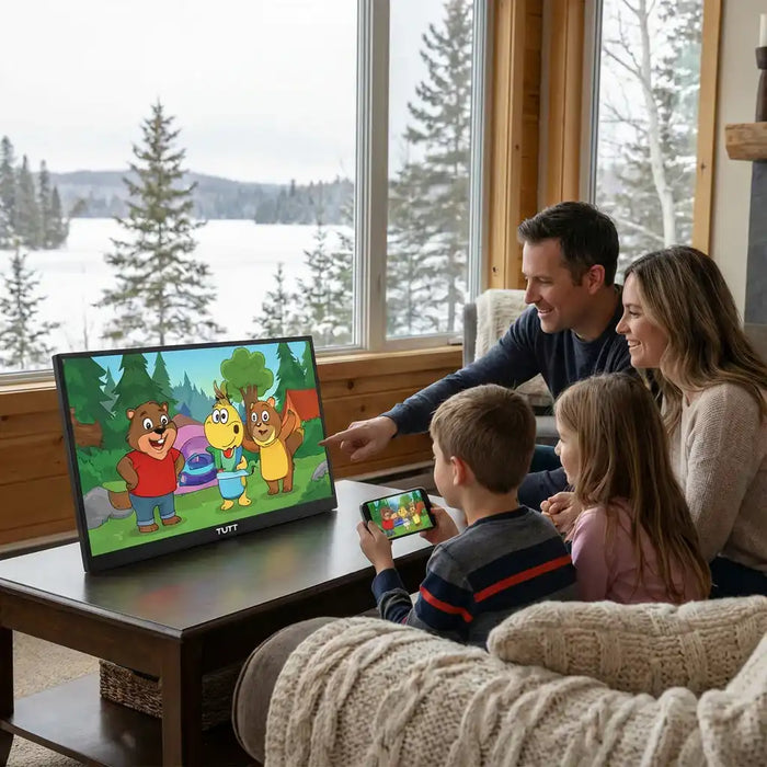 TUTT 23.8" Wireless Portable Monitor 120Hz, Screen Extender for Mobile Laptop | S23W