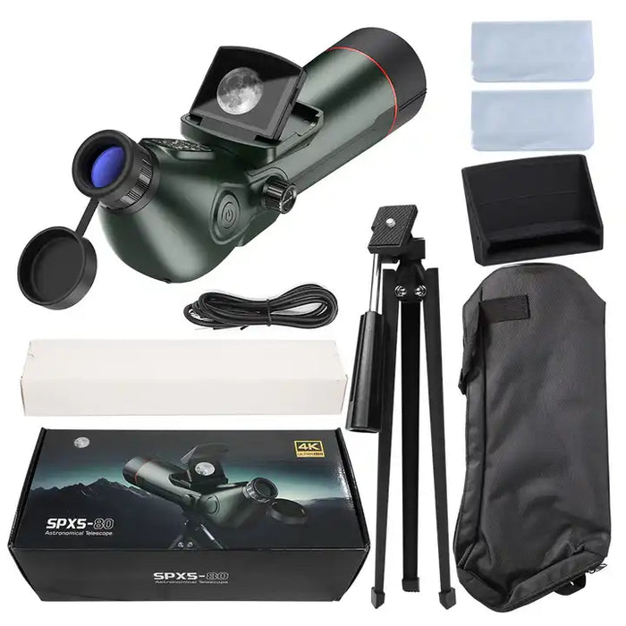 TUTT 350x Optical Zoom Astronomical Telescope - Explore Deep Space, Moon, and Sky with Long-Range Clarity - Perfect for Astronomy and Birdwatching