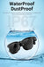 Sunglasses being submerged in water with 'WaterProof DustProof' text and IP67 rating on a blue background. TUTT AI Smart Glasses Sunglasses, 8MP Camera, ChatGPT, Translation Dual Lenses Replaceable with Prescription