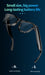 TUTT AI Smart Glasses Sunglasses, 8MP Camera, ChatGPT, Translation Dual Lenses Replaceable with Prescription Black eyeglasses with text about battery life on a dark blue background