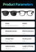 TUTT AI Smart Glasses Sunglasses, 8MP Camera, ChatGPT, Translation Dual Lenses Replaceable with Prescription