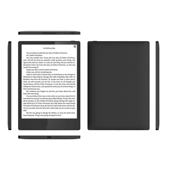 TUTT 6” eReader 64GB with Touchscreen | Dual Front Light E-Ink + Protective Case E5