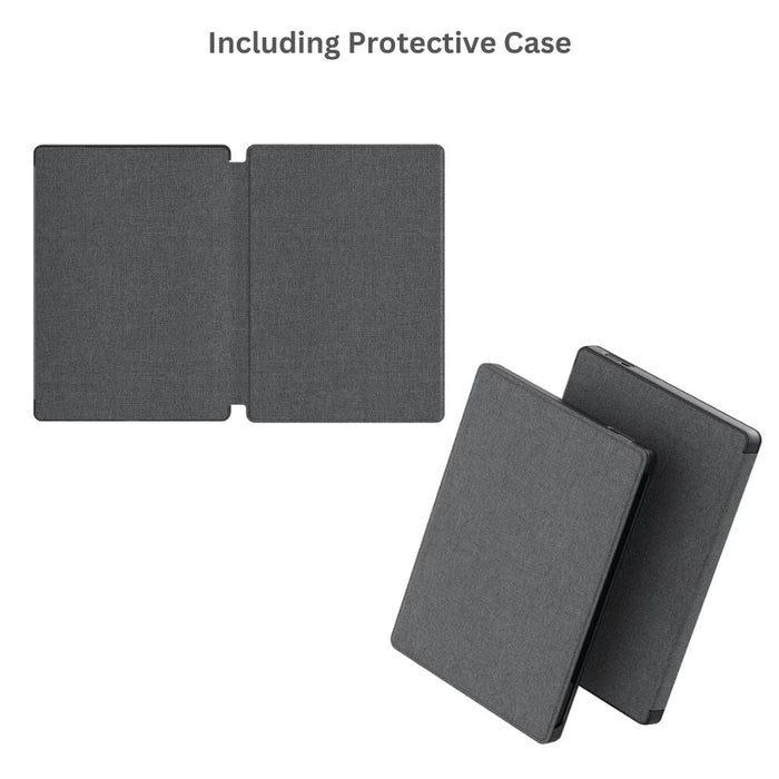 TUTT 6” eReader 64GB with Touchscreen | Dual Front Light E-Ink + Protective Case E5