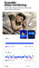 Man sleeping with TUTT E7 ECG smartwatch, scientific sleep monitoring app on phone, data charts TUTT