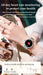 Woman wearing TUTT NX17 Pro smart watch with heart rate monitor display, dessert in background, TUTT