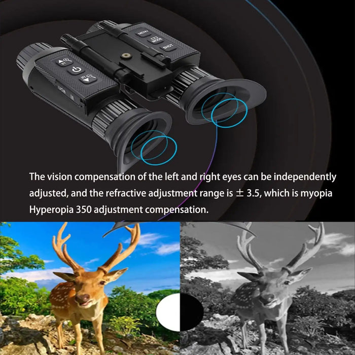 Lunettes de vision nocturne TUTT 4K 3D infrarouges, jumelles avec caméra intégrée, montage sur casque NV8300 SONY Starlight