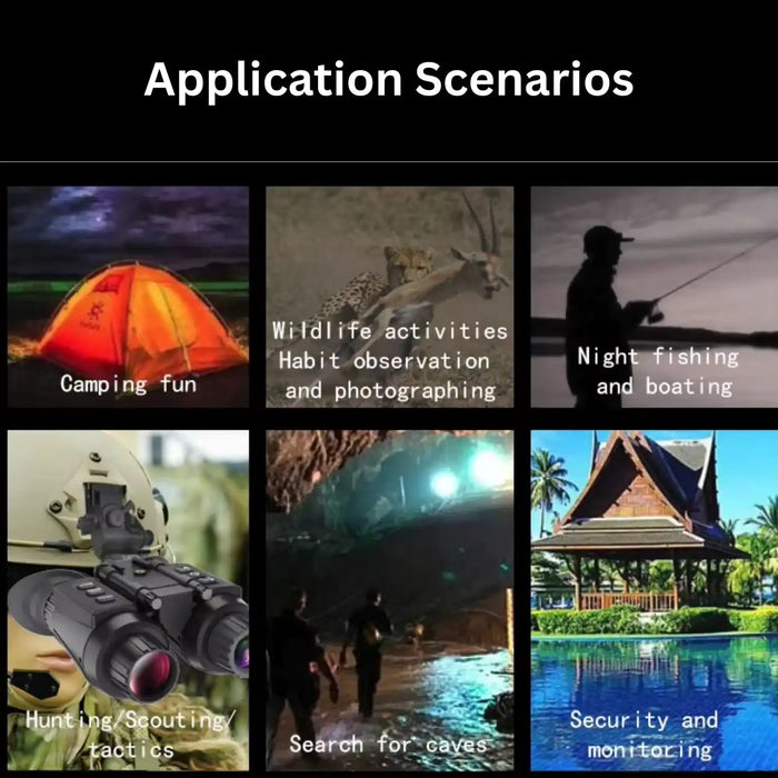 Lunettes de vision nocturne TUTT 4K 3D infrarouges, jumelles avec caméra intégrée, montage sur casque NV8300 SONY Starlight