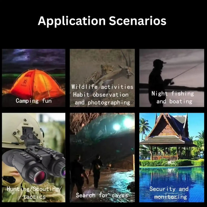 Lunettes de vision nocturne TUTT 4K 3D infrarouges, jumelles avec caméra intégrée, montage sur casque NV8300 SONY Starlight