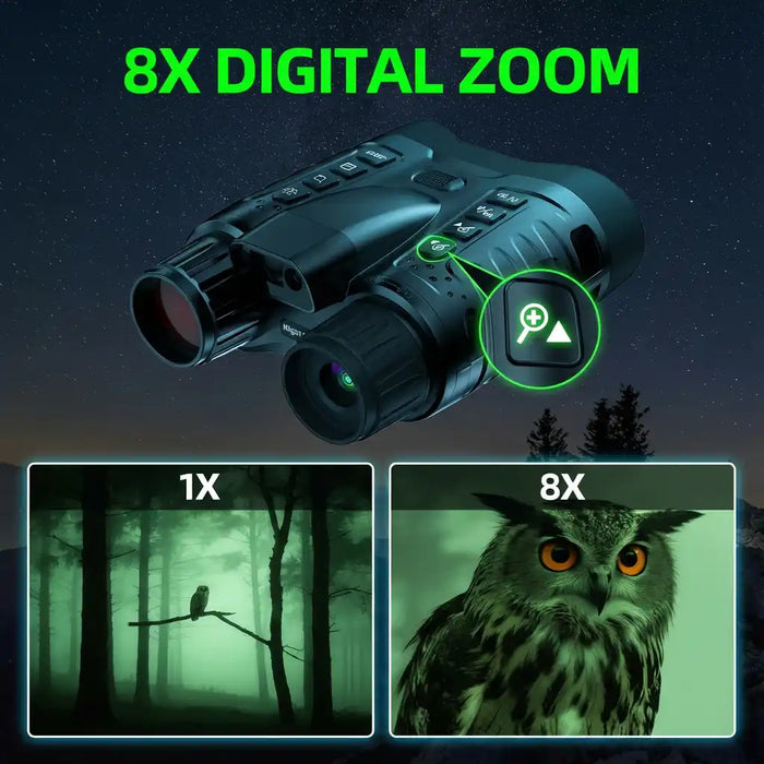 Lunettes de vision nocturne infrarouge TUTT, télémètre laser, jumelles 4K IP54 32 MP, zoom numérique 8x NV2185 Plus 
